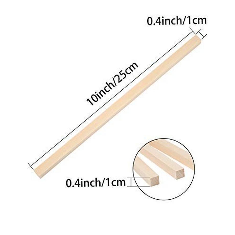 Activity-board  Bâtons en bois carrés, bâtons de cheville carrés, bâtons de cheville en bois carrés inachevés pour les projets d'artisanat et les activités de bricolage 