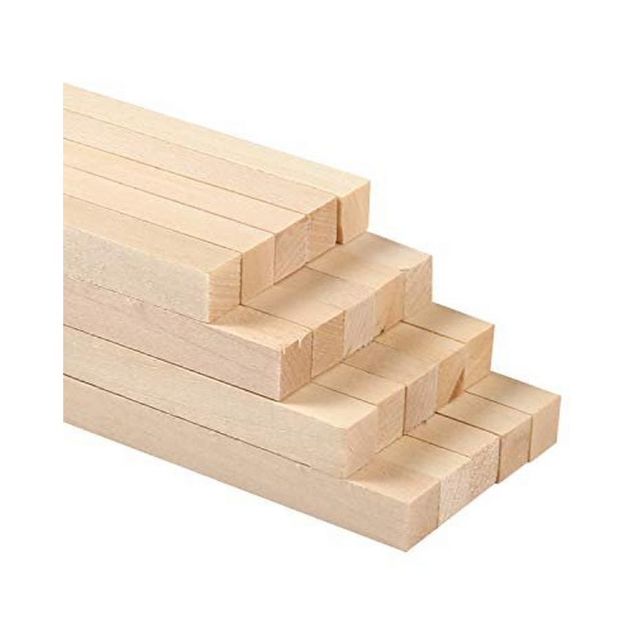 Activity-board  Bâtons en bois carrés, bâtons de cheville carrés, bâtons de cheville en bois carrés inachevés pour les projets d'artisanat et les activités de bricolage 