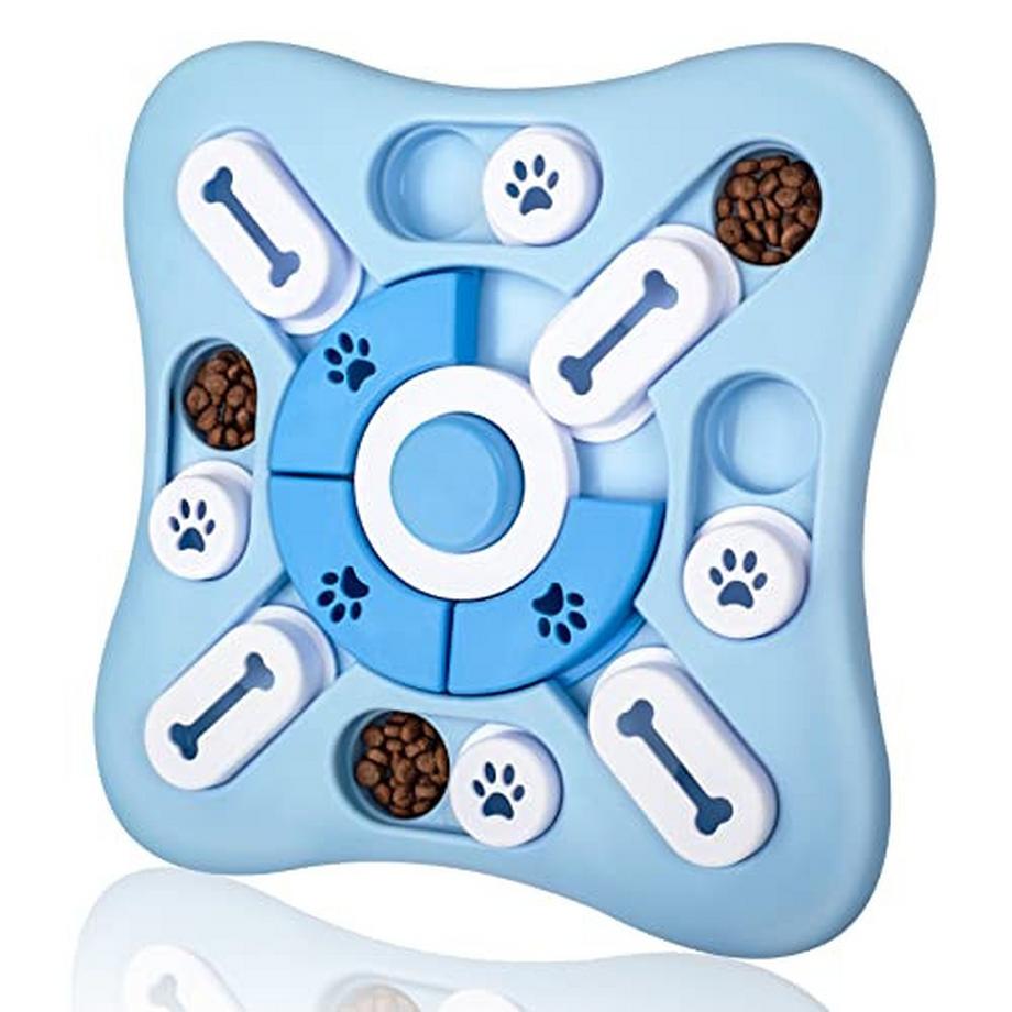 Alopini  Jouet pour chien intelligent avec couineur, jouet intelligent pour chiens, jouet pour chiens de petite, moyenne et grande taille, chiots et chats. 