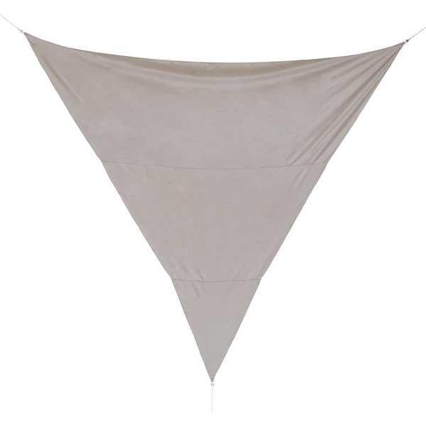 mutoni Voile d'ombrage triangulaire, taupe 500x500  