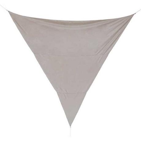 mutoni Voile d'ombrage triangulaire, taupe 500x500  