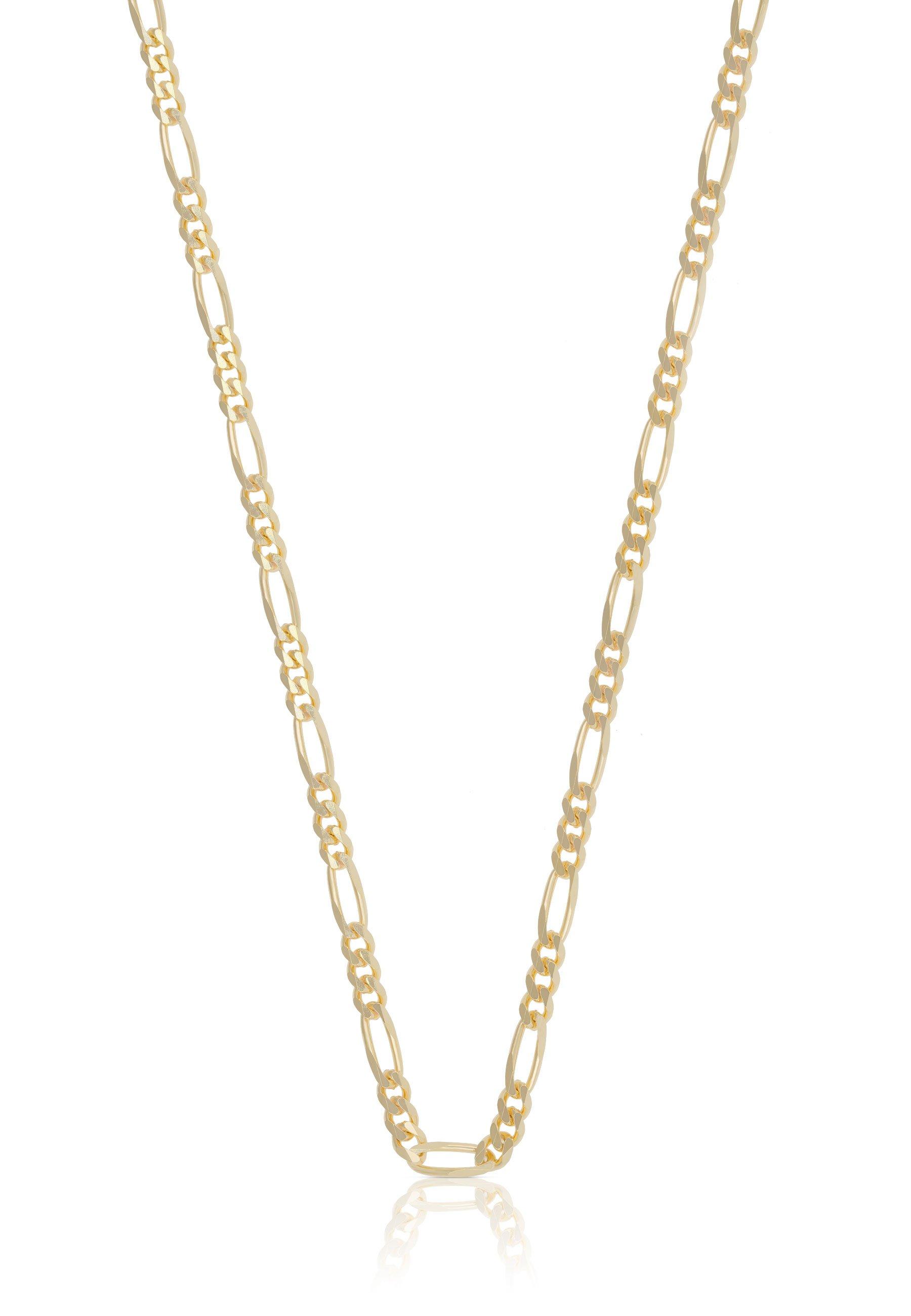 Collier Figaro Gelbgold 750, 2.9mm, 55cm Damen Gelbgold 55 CM