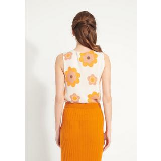 Studio Cashmere8  AVA 4 Crop top à fleurs - 100% cachemire déjaugé 