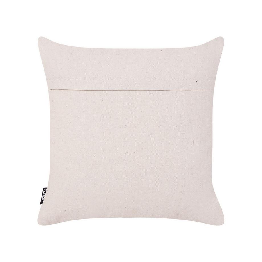 Beliani Lot de 2 coussins décoratifs en Coton Rustique MIMISAL  