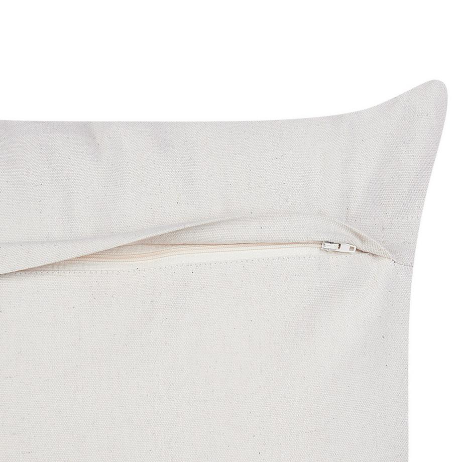 Beliani Lot de 2 coussins décoratifs en Coton Rustique MIMISAL  