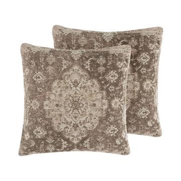 Lot de 2 coussins en Coton Boho MIMISAL