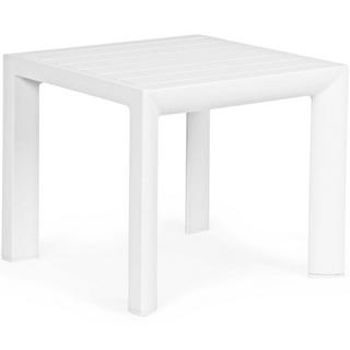 mutoni Table d'appoint de jardin croisière 40x40 blanche GK50  