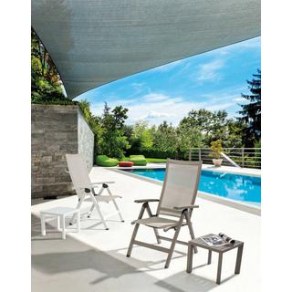 mutoni Jardin Table d&#039;appoint Cruise 40x40 blanc GK50  