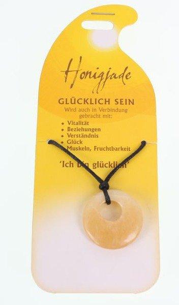 Image of Halsband Glücklich Sein G216 Honigjade Unisex
