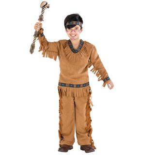 Tectake  Costume da bambino/ragazzo - Indiano Lupo Solitario 