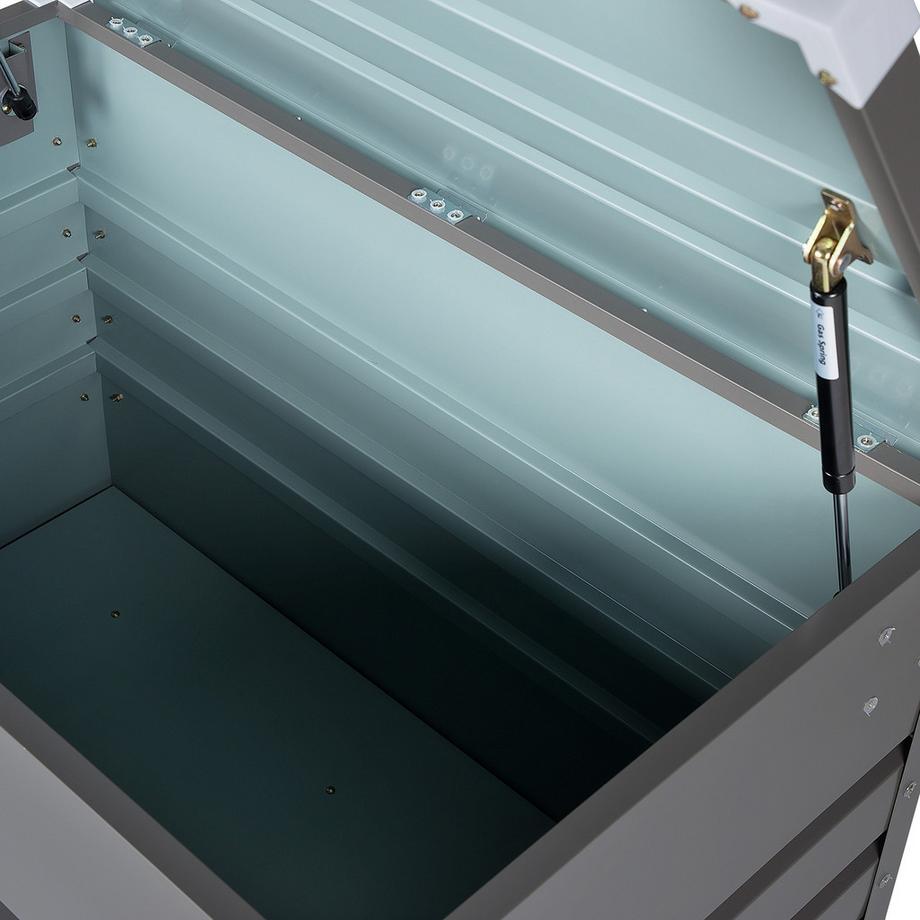 Beliani Aufbewahrungsbox aus Stahl  CEBROSA  