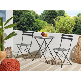 Beliani Bistro Set aus Stahl Modern FIORI  