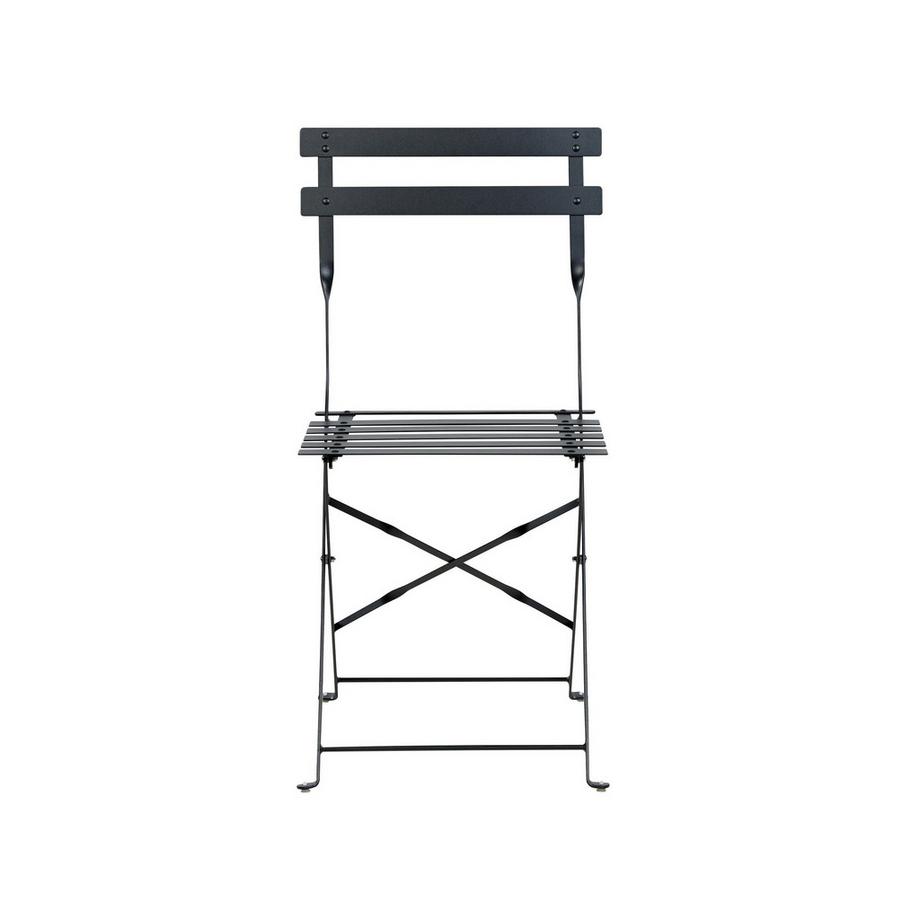 Beliani Set bistrot en Acciaio Moderno FIORI  