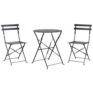 Beliani Bistro Set aus Stahl Modern FIORI  