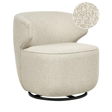Fauteuil pivotant en Bouclé Traditionnel MOLLEBY