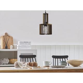 Beliani Lampe suspension en Contreplaqué Scandinave NIARI  