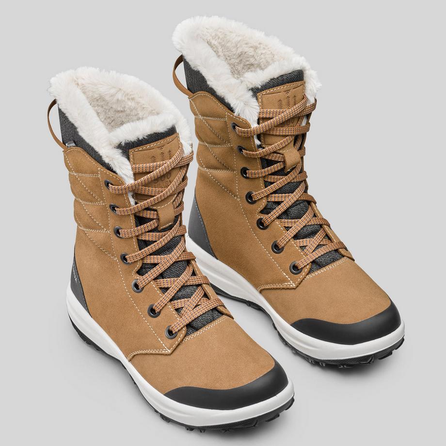 QUECHUA SH500 X-Warm Chaussures de randonnée d'hiver hautes imperméables pour femme  