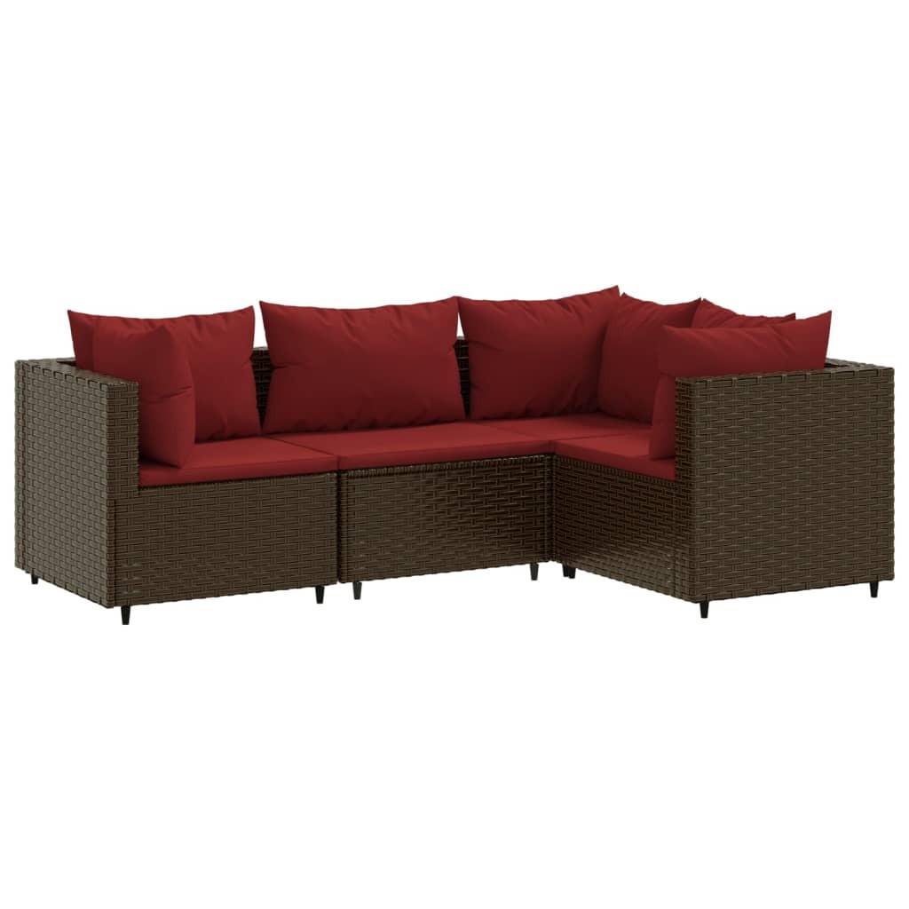 VidaXL Garten lounge set poly-rattan  