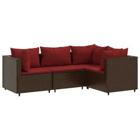 VidaXL Garten lounge set poly-rattan  