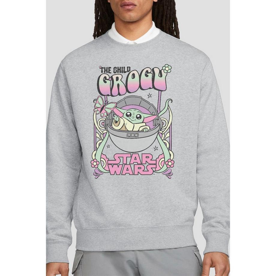STAR WARS Star Wars Grogu Felpa Grafica  