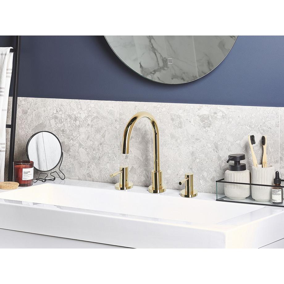 Beliani Robinet de lavabo en Laiton Moderne SIPI  