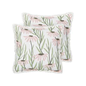 Dekokissen 2er Set aus Baumwolle Klassisch GYNURA