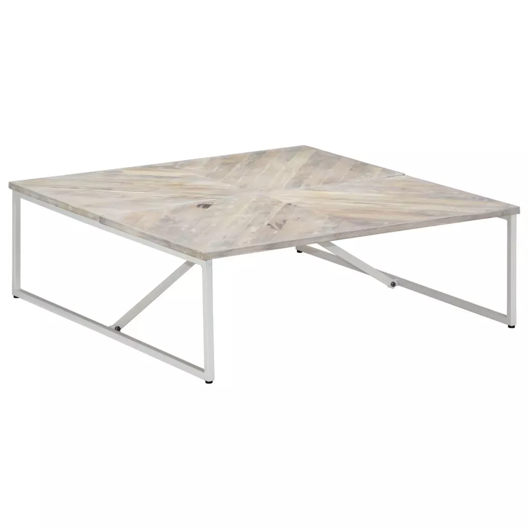 VidaXL - Table basse bois, One Size, Blanc