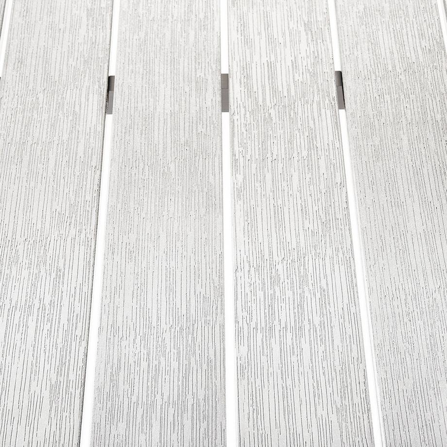 Beliani Gartentisch aus Kunstholz  VERNIO  