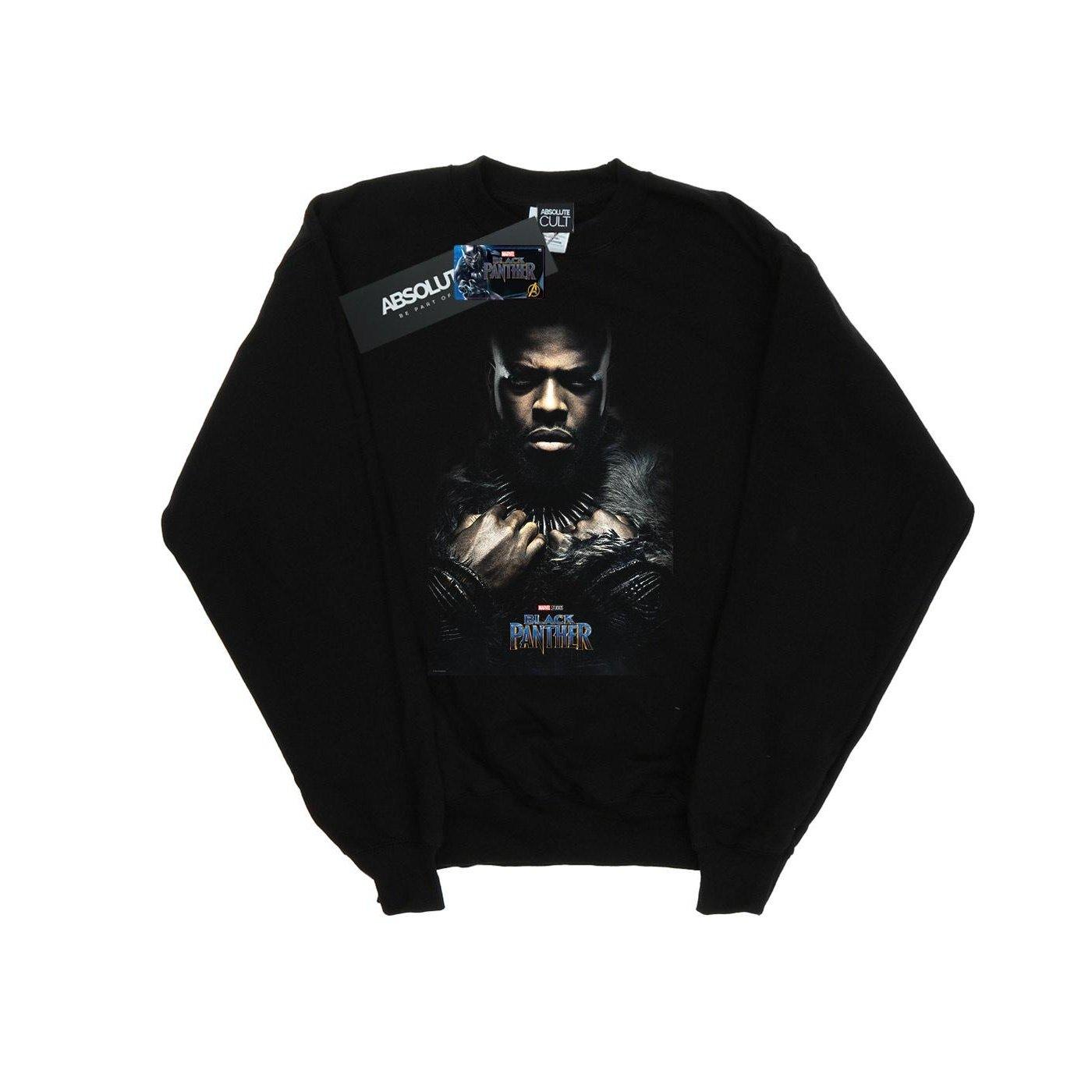 Image of Black Panther M'baku Poster Sweatshirt Unisex Schwarz 116
