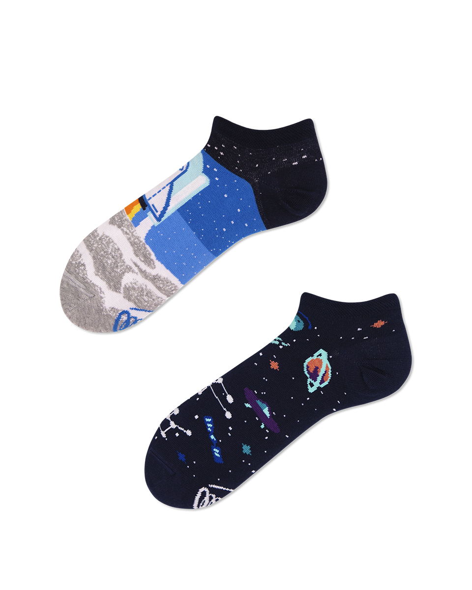 Image of Space Trip Sneakersocks - Herren Multicolor 35-38