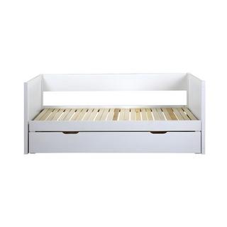 Vente-unique Lit gigogne banquette ALFIERO II avec tiroir ou 174Pin MDF  