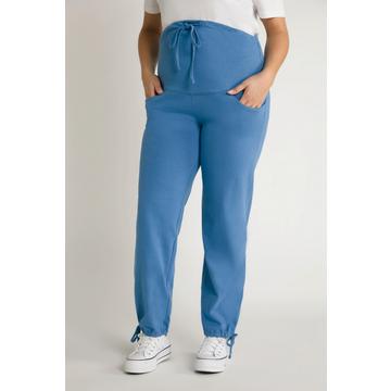 Bellieva-Sweatpants, extrabreiter Bund, Biobaumwolle