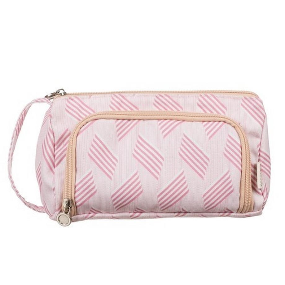 Maaleo  Trousse scolaire pochette pliante à deux compartiments Double rose pour enfants 