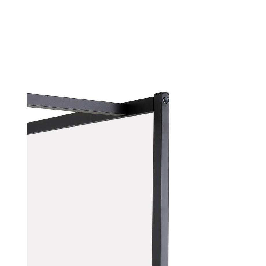 Beliani Parois de douche en Verre de sécurité Minimaliste TAPAJOS  