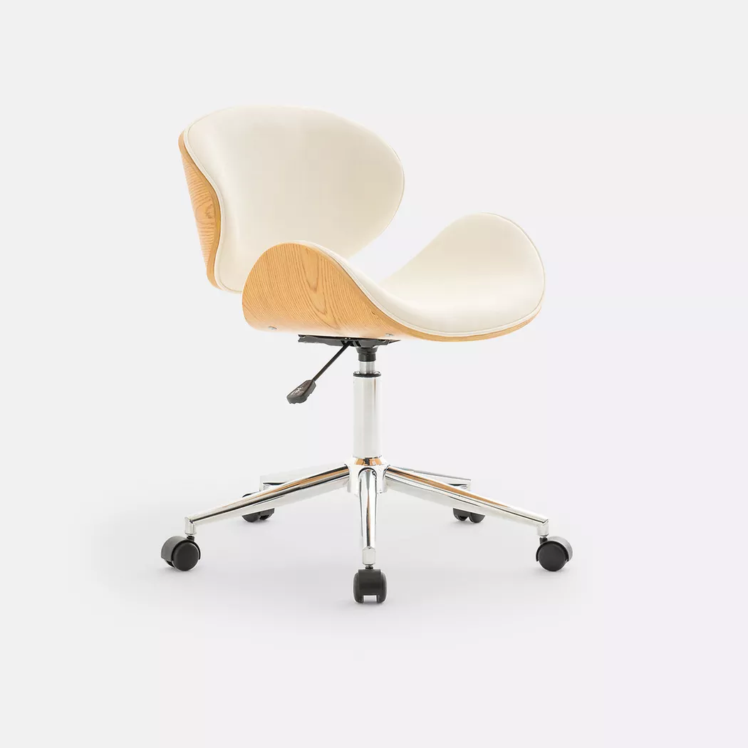 La Redoute Intérieurs – Bürostuhl Zarius mit Rollen, One Size, Beige