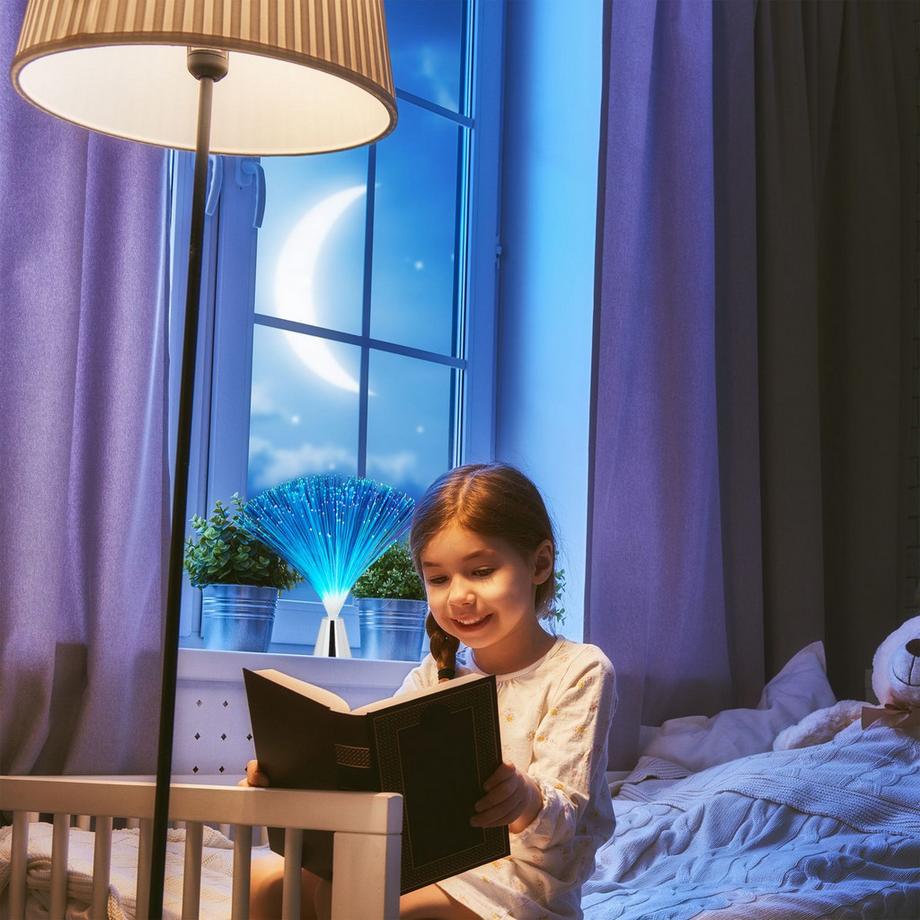 Northix Lampe LED en fibre de verre, changement de couleur  