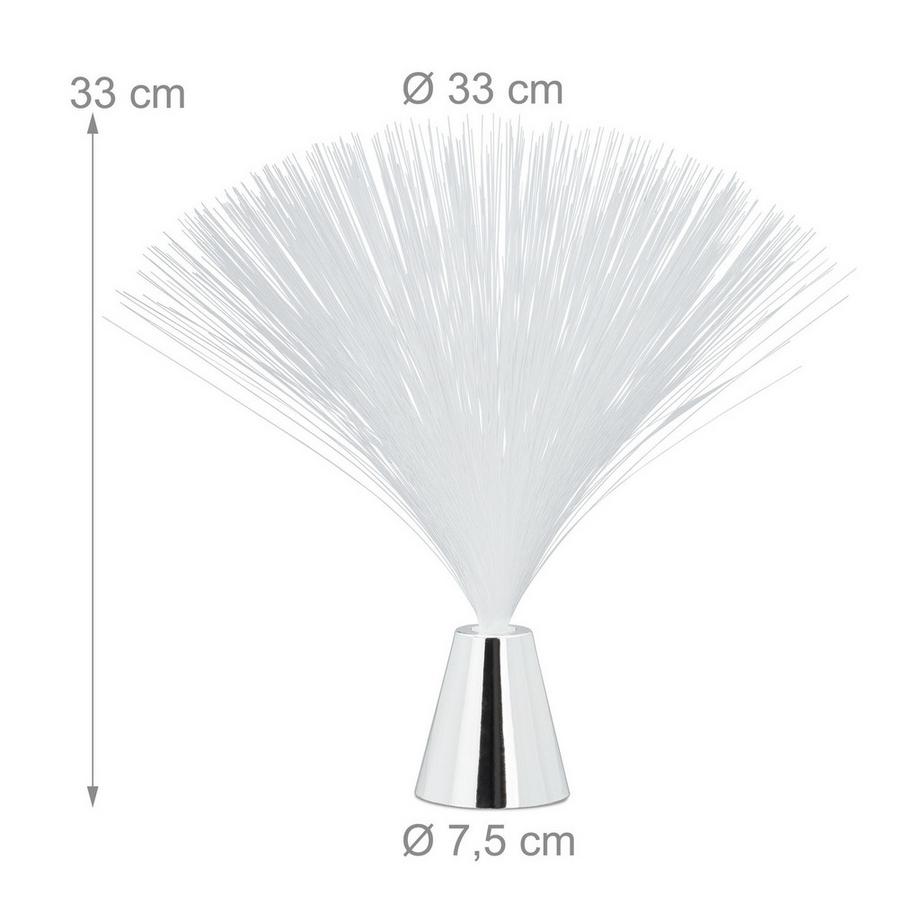 Northix Lampe LED en fibre de verre, changement de couleur  