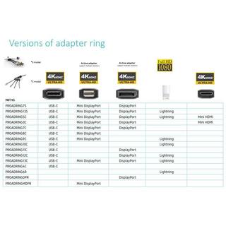 Vivolink  Vivolink PROADRING7S Videokabel-Adapter DisplayPort + Mini DisplayPort + USB Type-C 3 x HDMI 