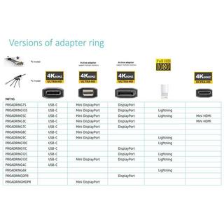 Vivolink  Vivolink PROADRING7S câble vidéo et adaptateur DisplayPort + Mini DisplayPort + USB Type-C 3 x HDMI 