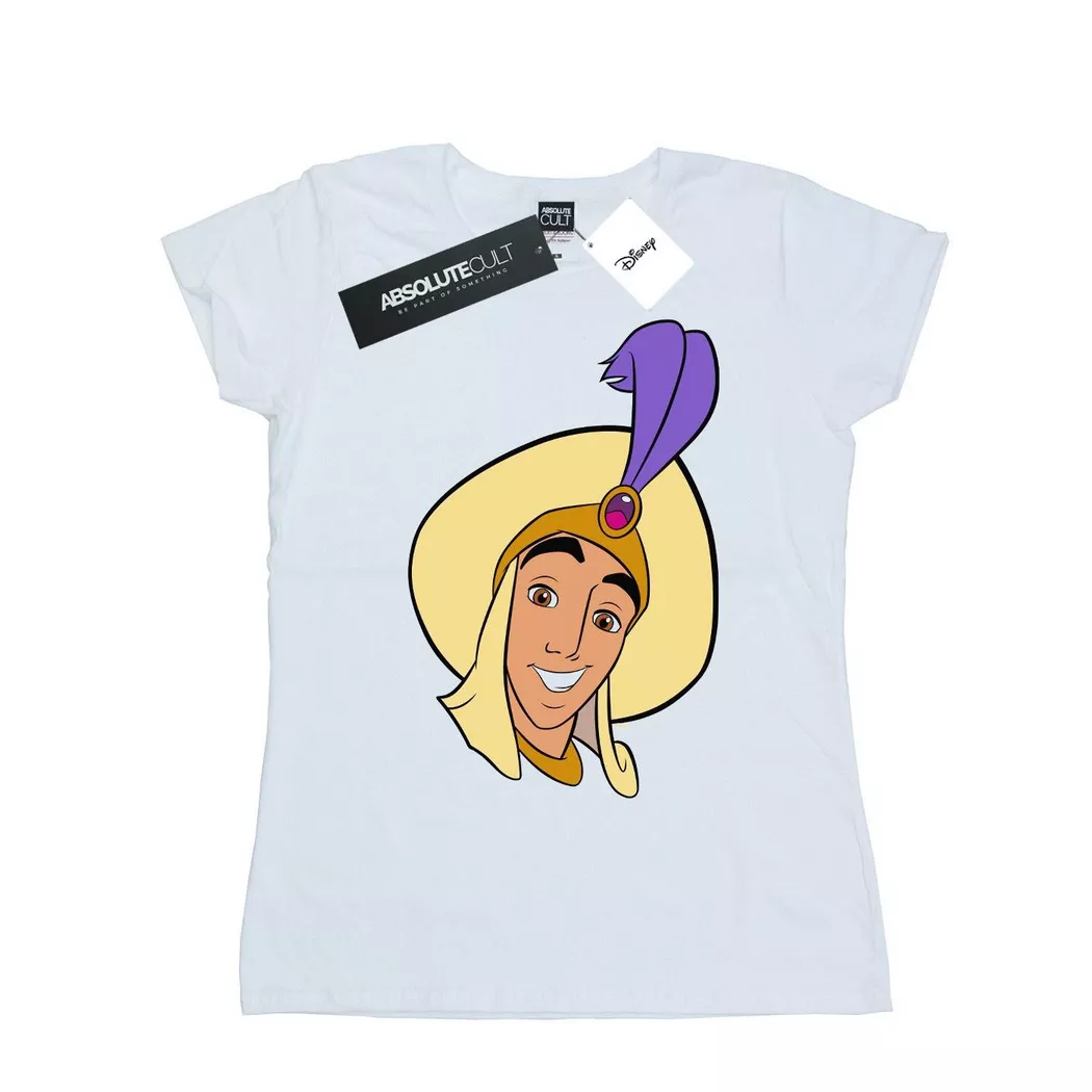 Disney - Tshirt PRINCE ALI, Prince Ali T-Shirt Imprimé, XXL, Blanc