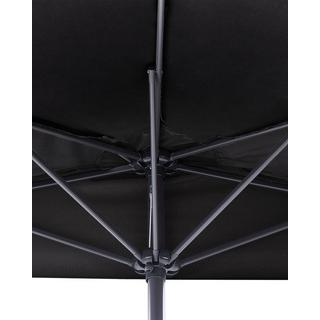 Beliani Ombrellone Semicircolare en Tessuto GALATI  