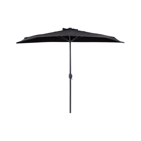 Beliani Ombrellone Semicircolare en Tessuto GALATI  