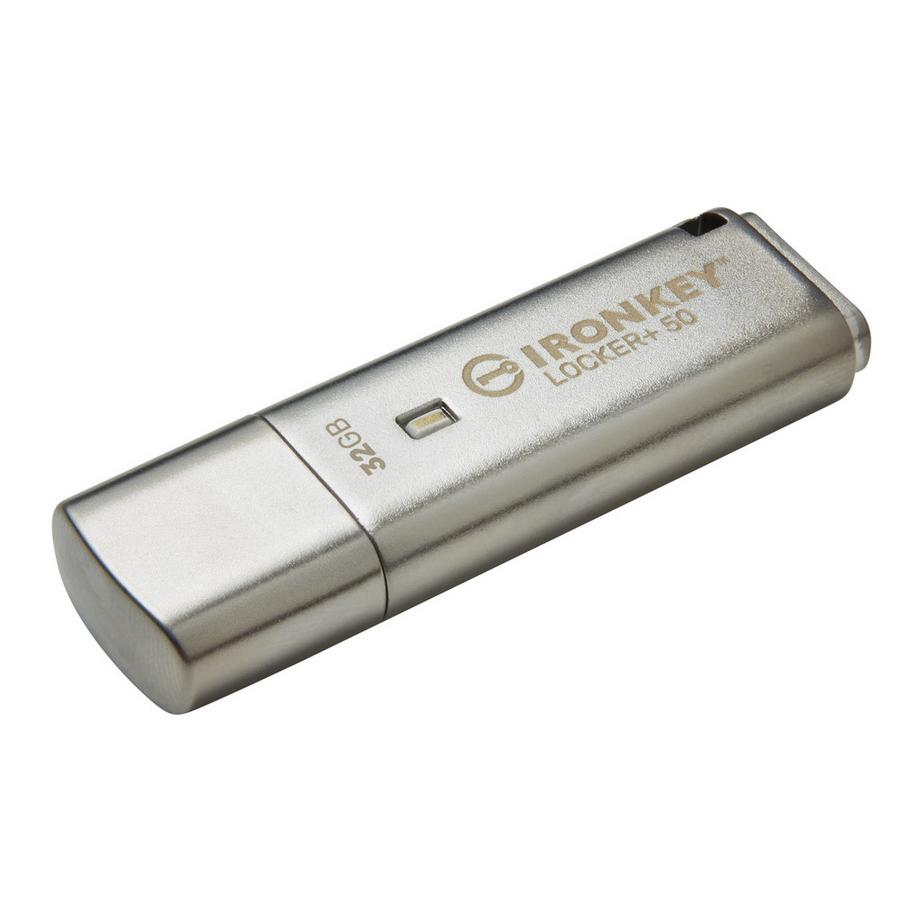 Kingston  Kingston IronKey Locker+ 50 – 32 GB Sicherheitsspeicher mit erweiterter Verschlüsselung 