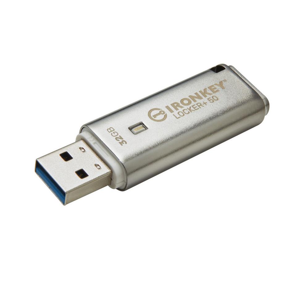 Kingston  Kingston IronKey Locker+ 50 – 32 GB Sicherheitsspeicher mit erweiterter Verschlüsselung 