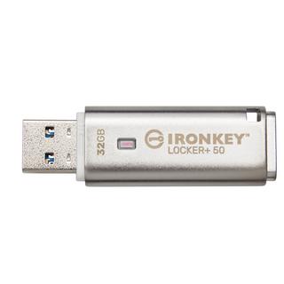 Kingston  Kingston IronKey Locker+ 50 - Memoria di sicurezza da 32 GB con crittografia avanzata 