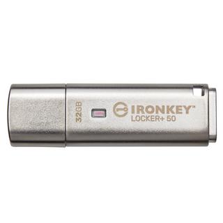 Kingston  Kingston IronKey Locker+ 50 - Memoria di sicurezza da 32 GB con crittografia avanzata 