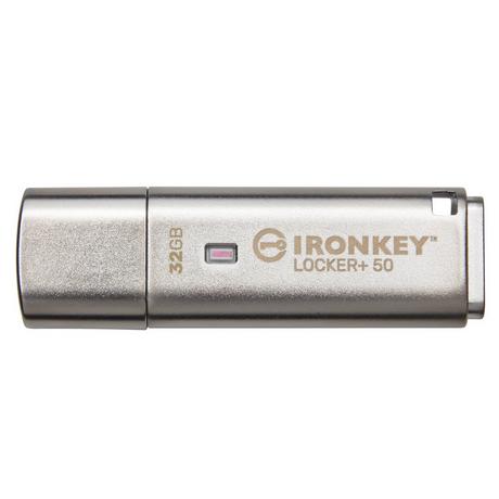 Kingston  Kingston IronKey Locker+ 50 - Memoria di sicurezza da 32 GB con crittografia avanzata 