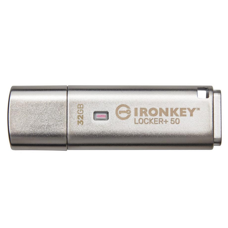 Kingston  Kingston IronKey Locker+ 50 – 32 GB Sicherheitsspeicher mit erweiterter Verschlüsselung 