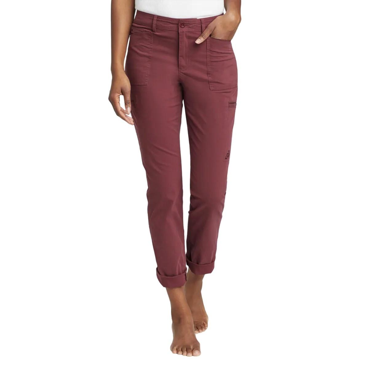 Image of Guides Day Off Chino Damen Dunkelrot XXL