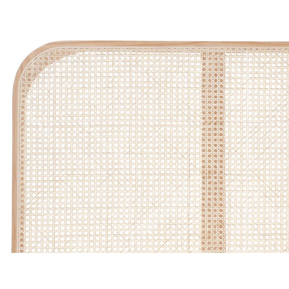 Beliani Lit avec sommier en Bois de pin Rétro GONFARON  